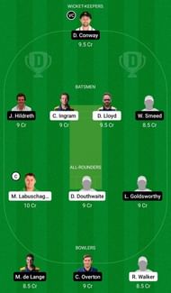 Dream11 Team for Glamorgan vs Somerset - Vitality T20 Blast 2021.